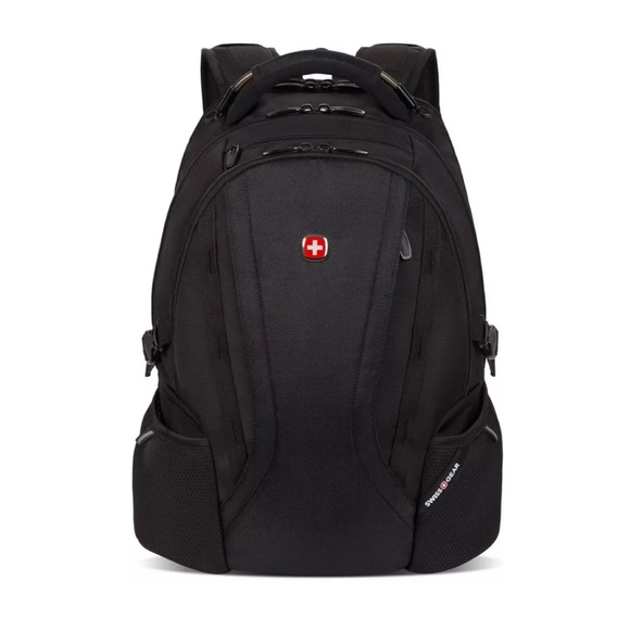 Swiss Gear black TSA travel friendly Scan Smart laptop gear all-in-one backpack - Picture 1 of 16